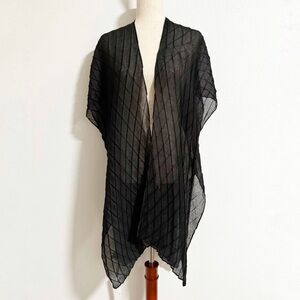 NEW Coco & Carmen Diamond Woven Kimono Swim Beach Coverup